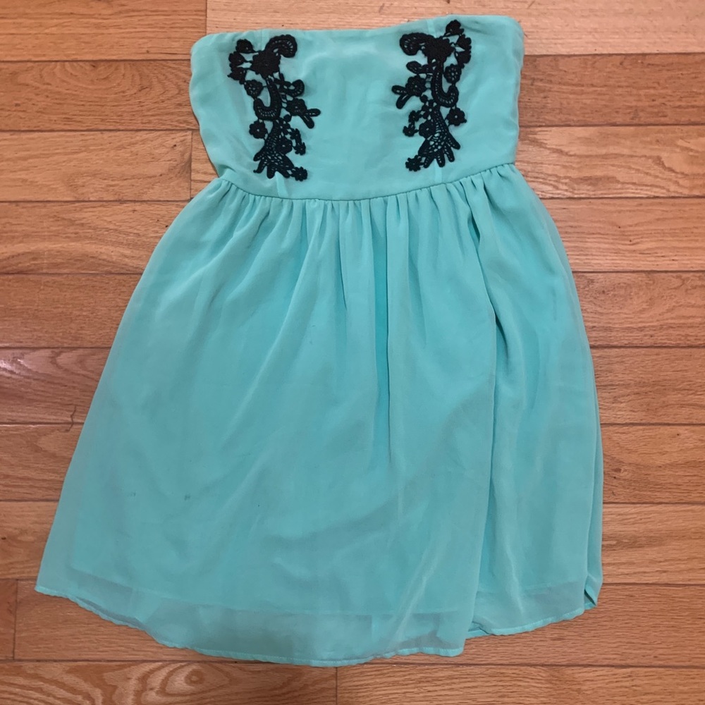 Ya Los Angeles chiffon mini dress